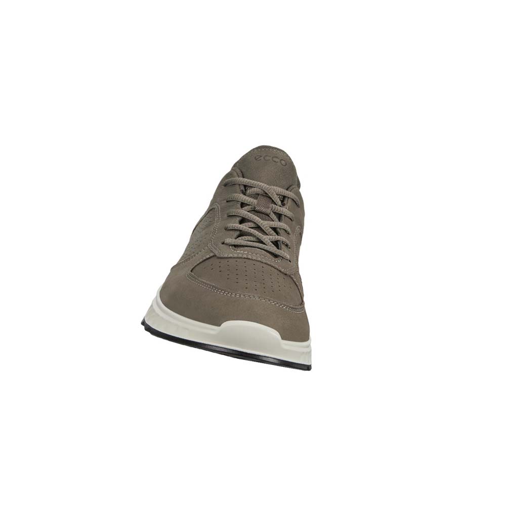 Men's Ecco Exostride Sneakers Olive | Canada 616XYU